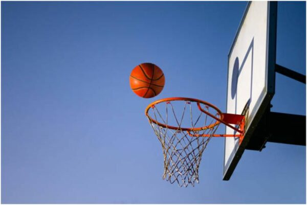 A Portable or A Fixed Basketball Hoop